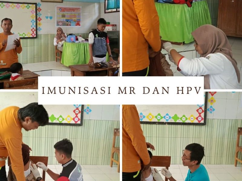 PEMBERIAN IMUNISASI MR DAN HPV