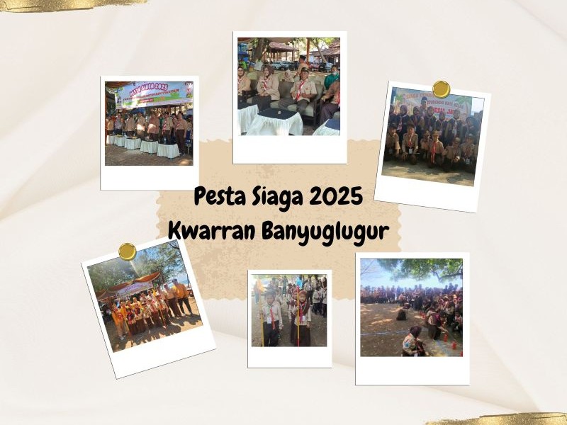 Semarak Pesta Siaga Kwartir Ranting Banyuglugur Tahun 2025 di Pantai Pasir Putih Tamporah